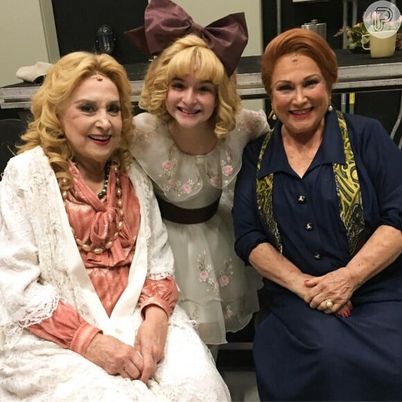Sophia Valverde já trabalhou com Nicette Bruno e Eva Wilma no teatro, com o espetáculo 'O que terá acontecido a Baby Jane?'