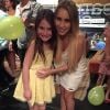 Sophia Valverde publicou em seu Instagram foto com Carla Diaz, atriz que viveu Maria na primeira versão brasileira de 'Chiquititas'. Sophia deu vida à mesma personagem na versão de 2013 da novela