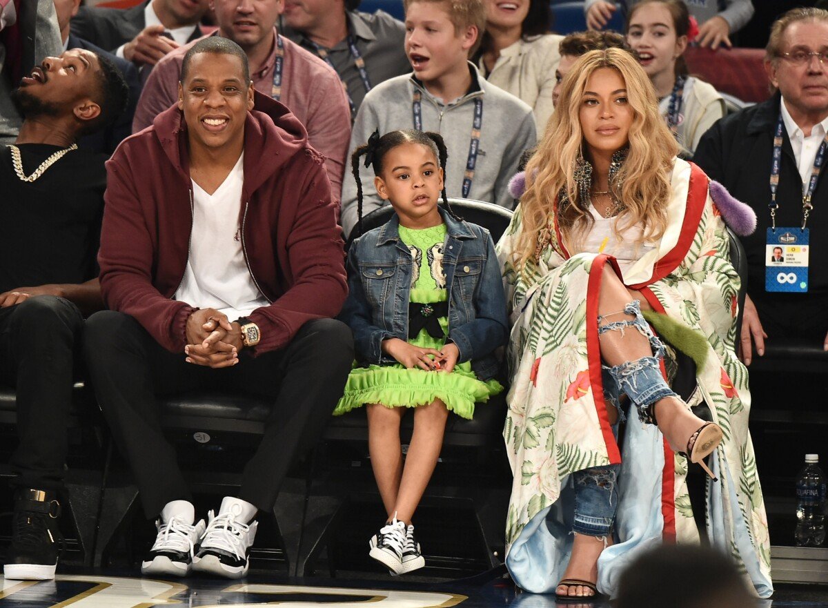 Foto Filha de Beyoncé e JayZ, Blue Ivy já tem gosto pela música