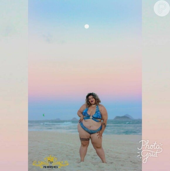 Thais Carla, dançarina plus size de Anitta, será a garota-propaganda de uma marca moda praia