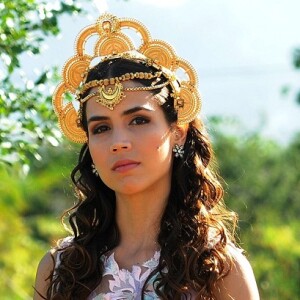 Asher (Dudu Azevedo) e Aspenaz (Saulo Rodrigues) lembram da bondade de Kassaia (Pérola Faria), no capítulo de segunda-feira, 24 de julho de 2017, da novela 'O Rico e Lázaro'