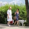 O último flagra do casal foi feito no  30 de março, quando José e Claudia passeavam com o cachorro de estimaçãi pela Lagoa Rodrigo de Freitas, na Zona Sul do Rio de Janeiro