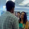 Juliana (Vanessa Gerbelli) leva Jairo (Marcello Melo Jr.) ao salão de beleza para dar uma repaginada no visual e tirar o cavanhaque, na novela 'Em Família'