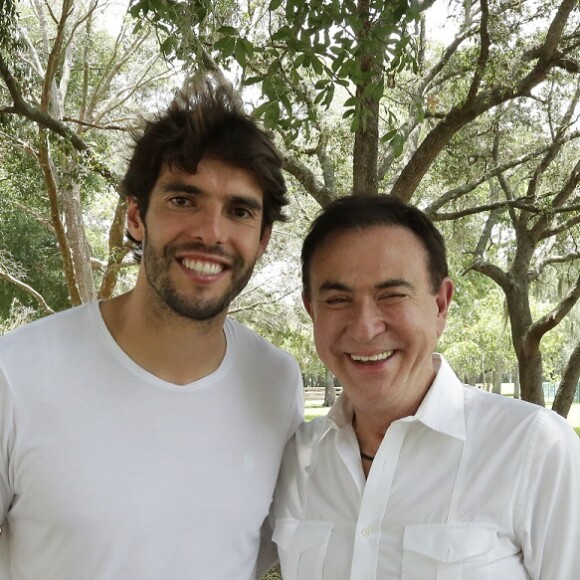 Kaká sobre namoro com modelo Carol Dias em entrevista a Amaury Jr., que vai ao ar nesta quarta-feira, 19 de julho de 2017