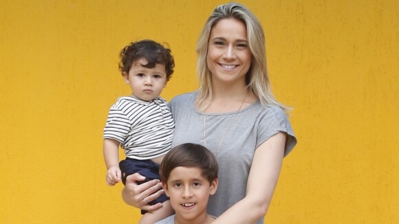 Fernanda Gentil celebra Dia do Amigo com foto dos filhos: 'Amizade pura'