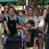 Fernanda Gentil e Priscila Montandon são vistas com frequência em passeios com os filhos da apresentadora