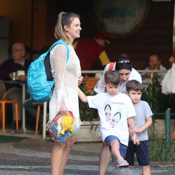 Leticia Birkheuer é mãe de João Guilherme, 5 anos, fruto do casamento com o empresário Alexandre Furmanovich