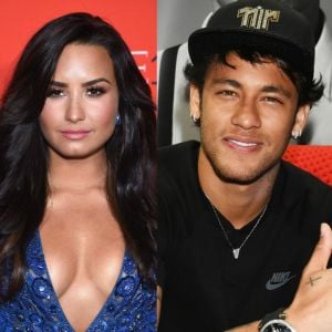 Demi Lovato prestigiou partida de futebol do Barcelona contra o Juventudes, da Itália, neste sábado, 22 de julho de 2017