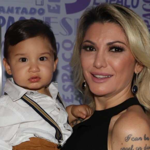 Antonia Fontenelle festejou o primeiro aniversário de Salvatore, seu filho caçula
