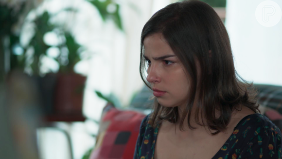 Keyla (Gabriela Medvedovski) ficará furiosa quando Deco (Pablo Morais) não acreditar que é o pai biológico de Tonico em 'Malhação - Viva a Diferença'