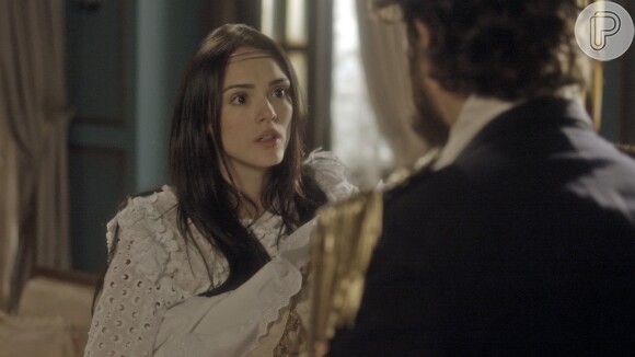 Thomas (Gabriel Braga Nunes) ganha a guarda de Vitória e Anna (Isabelle Drummond) se desespera, na novela 'Novo Mundo'