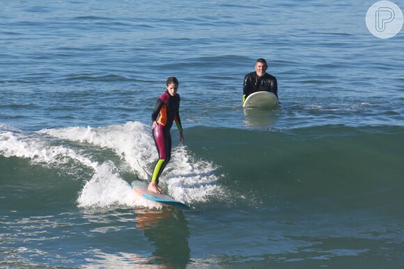 Isabella Santoni falou sobre o surfe: 'Esporte que estou gostando cada vez mais'