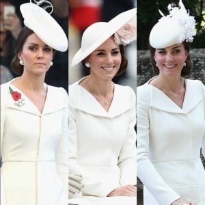 Alexander McQueen em dose tripla: Kate Middleton usou peça da grife inglesa em três ocasiões diferentes. Confira!