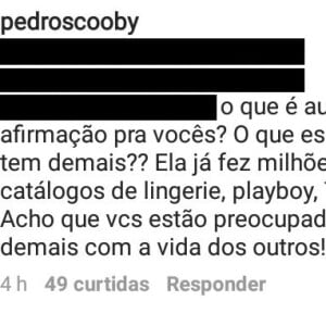 Pedro Scooby rebateu as críticas por postar uma foto de Luana Piovani nua no Instagram