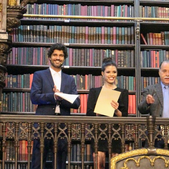Bruno Cabrerizo, Vitória Strada, Tony Ramos e Letícia Sabatella lançaram a novela 'Tempo de Amar' em evento no Rio de Janeiro