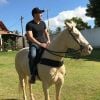 Wesley Safadão ganhou um cavalo de um amigo durante o retiro espiritual