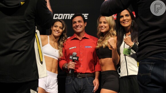 Erica Paes acompanha algumas cenas de Paolla Oliveira e orienta a atriz nas lutas de MMA