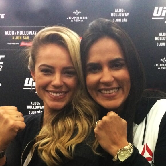Erica Paes é treinadora de Paolla Oliveira e ensinou MMA para a atriz