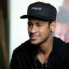 Neymar teve seu rosto substituído pelo do jornalista