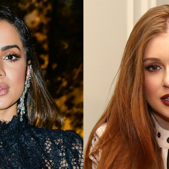 Anitta brinca com Marina Ruy Barbosa sem maquiagem nesta segunda-feira, dia 07 de agosto de 2017