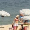 Luana Piovani aproveita dia de sol no Rio para curtir praia
