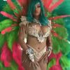 Rihanna aposta em fantasia cavada em Carnaval de Barbados, nesta segunda-feira, 07 de agosto de 2017
