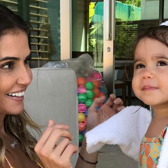 Deborah Secco é mãe da pequena Maria Flor, fruto do casamento com Hugo Moura