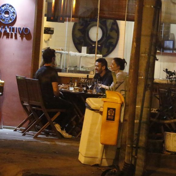 Fotografados juntos, Marcos Veras e Rosane Mulholand negam romance