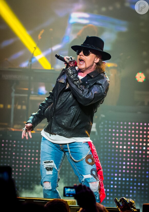 Guns N' Roses está em turnê no Brasil