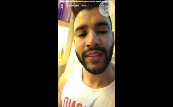 Vídeo Gusttavo Lima é só alegria ao mostrar o banho especial do filho Gabriel Purepeople