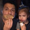 Tal pai, tal filha: Wellington Muniz e Valentina se divertem muito juntos e dão show de humor nas redes sociais