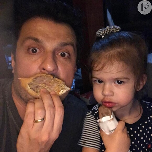 Tal pai, tal filha: Wellington Muniz e Valentina se divertem muito juntos e dão show de humor nas redes sociais