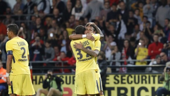 Neymar marca gol em jogo de estreia pelo PSG no Campeonato Francês