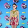 Lucy Hale, atriz da série 'Pretty Little Liars', vestiu Fausto Puglisi no Teen Choice Awards, realizado no Galen Center, em Los Angeles, neste domingo, 13 de agosto de 2017