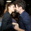 Sophie Charlotte ganha beijo e elogio de Daniel de Oliveira: 'Parceira da vida'