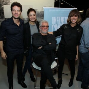 Sophie Charlotte e o marido, Daniel de Oliveira, e mais famosos se reúnem para conferir a pré-estréia do longa 'Um filme de Cinema', de Walter Salles, no Espaço Itaú Unibanco em Botafogo, Zona Sul do Rio de Janeiro, na noite desta segunda-feira, 14 de agosto de 2017