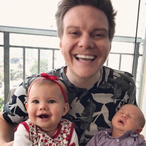 Michel Teló é pai do recém-nascido Teodoro e de Melinda, de 1 ano