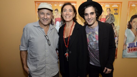 Fiuk e Lilia Cabral participam da pré-estreia de 'Julio Sumiu', no Rio