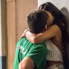 Ritinha (Isis Valverde) beija Zeca (Marco Pigossi), na novela 'A Força do Querer'
