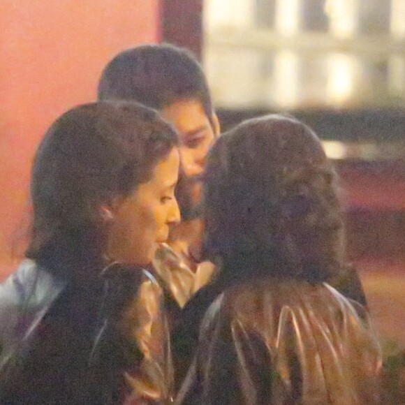 Andreia Horta também estava no sushi bar