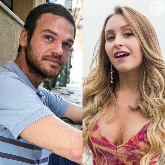 Rubinho (Emílio Dantas) beija Carine (Carla Diaz) e garante que ela não vai mais apanhar de Bibi (Juliana Paes), em cena da novela 'A Força do Querer', prevista para ir ao ar em 12 de setembro de 2017