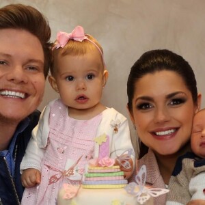 Como a menina falava muito 'Gui', Thais Fersoza brincou, afirmando que poderia ser um futuro namorado