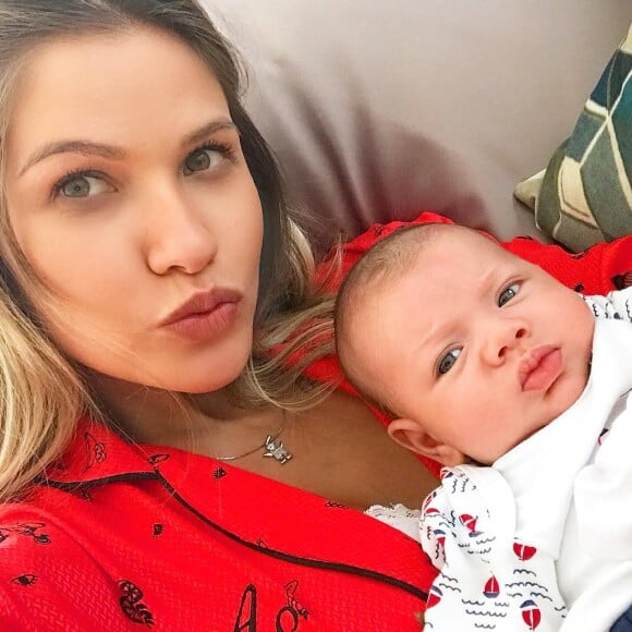 Gabriel é o primeiro filho de Andressa Suita com o sertanejo Gusttavo Lima