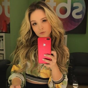 Larissa Manoela, atriz do SBT, se apresentou em Poços de Caldas, Minas Gerais