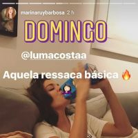 Marina Ruy Barbosa e Luma Costa brincam após chá de lingerie: 'Ressaca básica'