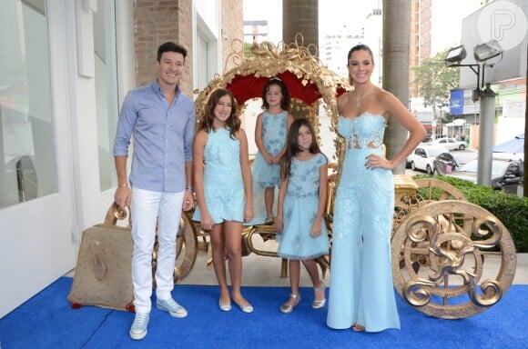 Rodrigo Faro é casado com Vera Viel e pai de Clara, de 12 anos, Maria, de 9, e Helena, de 4