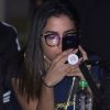 Anitta, de óculos de grau, marcou presença no Baile do Lampreia, evento promovido pelo namorado, no Rio de Janeiro, na sexta-feira, 1º de setembro de 2017