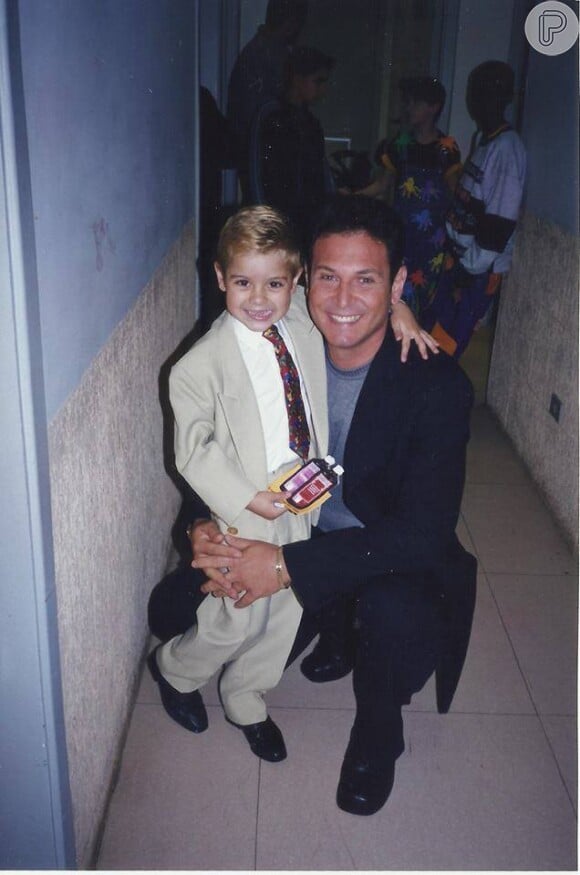 Em 2000, Dani Boy ao lado de Luiz Ricardo