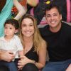 Fernanda Gentil comemorou, dias atrás, os dois anos do filho, Gabriel