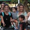 Fernanda Gentil e a namorada, Priscila Montandon, também fazem programas a dois com os filhos da apresentadora